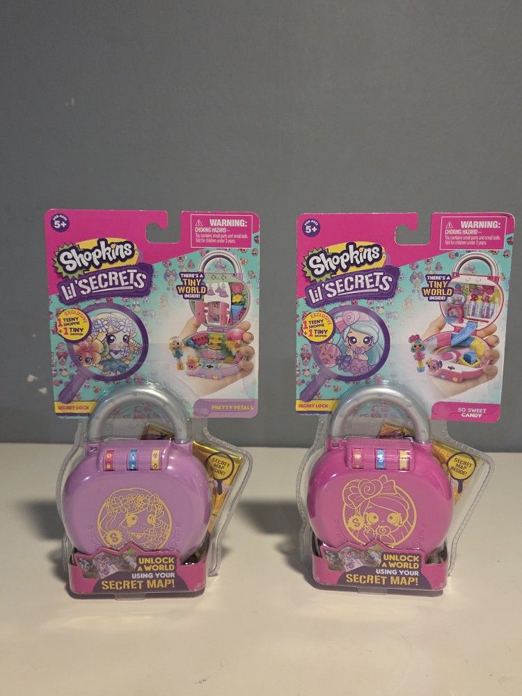 Shopkins Lil Secrets Teeny Shoppie Tiny Shopkin Lot