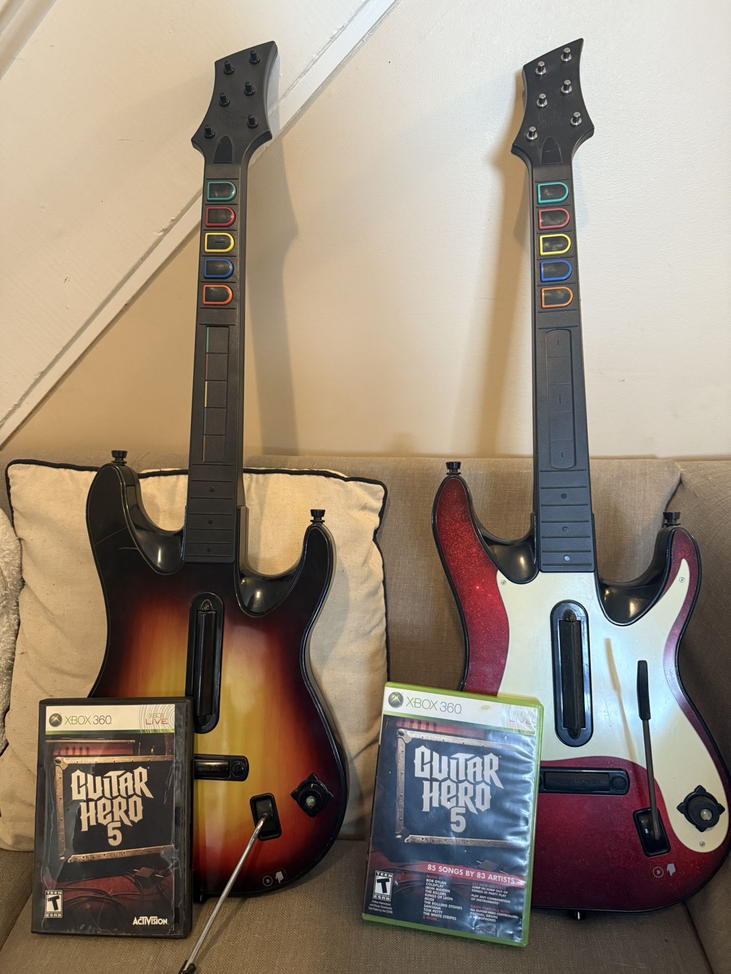 Xbox And Wii Guitar Hero
