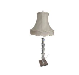 Vintage Lucite Vintage Art Deco Lamp with Shade