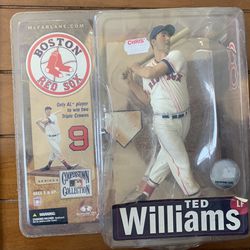 Ted Williams Boston  Red Sox Action Figure McFarlane Toys Collectible 