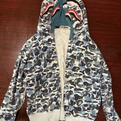 BAPE Camo Full Zip Double Hoodie