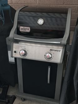 Weber Spirit Black And Silver 2 Burners BBQ Grill