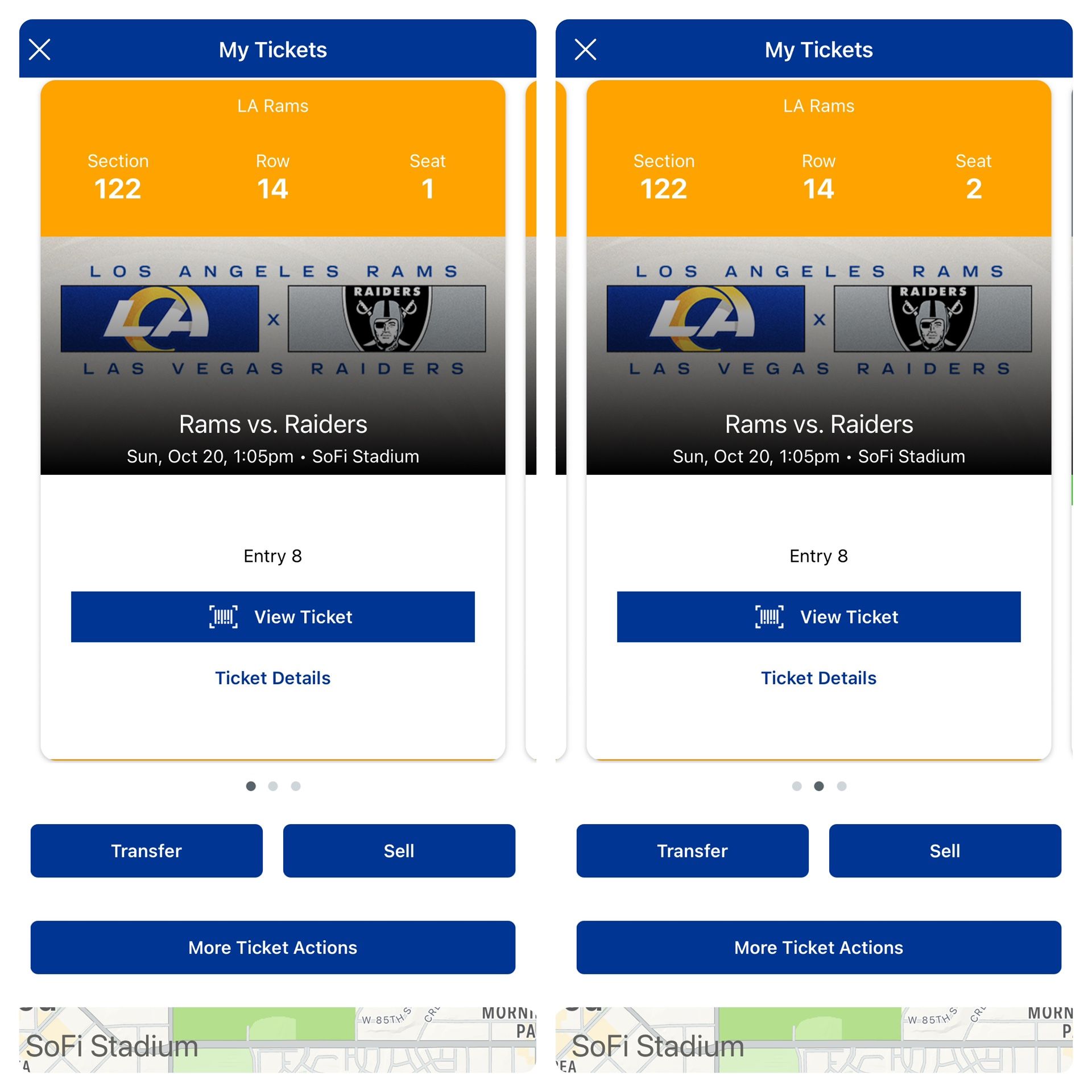 Rams Vs Raiders 10/20