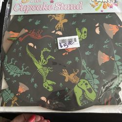 Dinosaur  Cup cake stand/party supplies