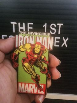 Marvel Comics "The Invincible Iron Man" 3D die-cut magnet/plaque