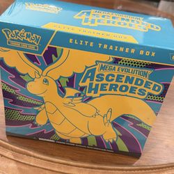 Pokemon Ascended heroes etb sealed