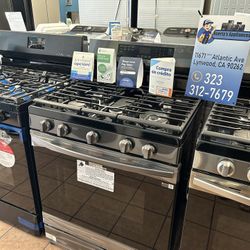 Samsung Slide In Gas Range Stainless Steel 5 Burner With Air Fry
