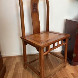 Antique Chinese Peasant Chair Over 100 Years Old