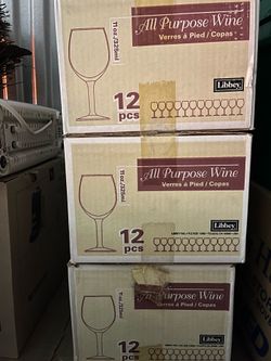 Libbey Wine Glasses 3 sets