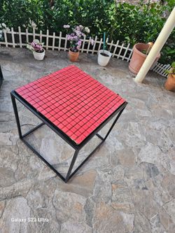 Iron table indoo  & outdoor  $20 each