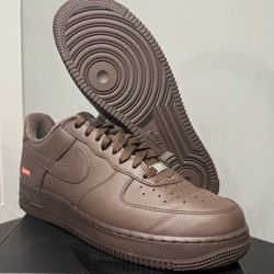 Nike Af1 Supreme Brown Sz 10.5 