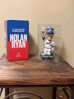 Nolan Ryan Texas Rangers 7th No-Hitter Bobblehead – Original Box