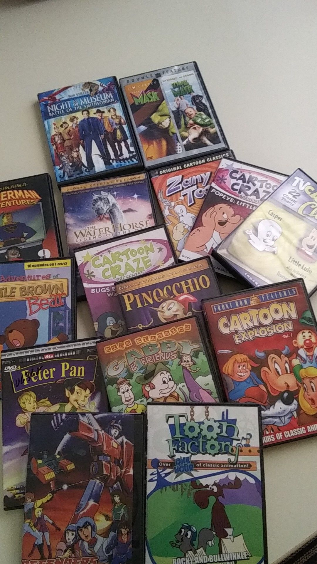 15 Children's assorted DVD movies