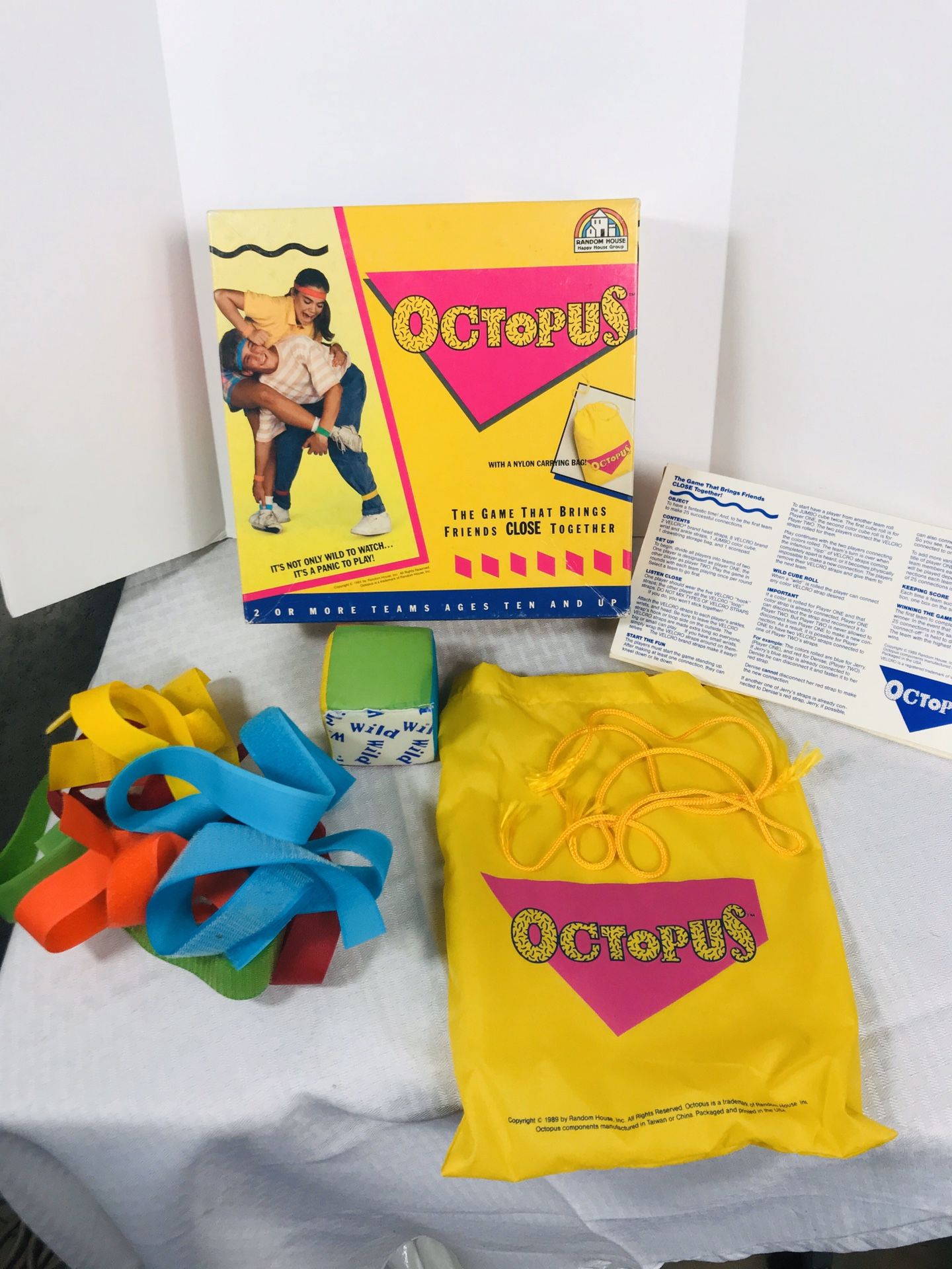 Vintage 1989 Random House Octopus Game
