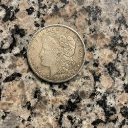 1921 -S Morgan Silver Dollar 