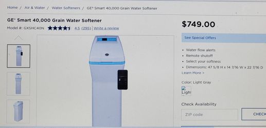 Un Opened Brand New GE Water Softner 💧