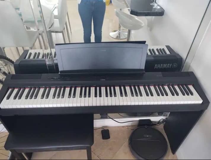 Yamaya-Black-P125-weighted-digital-Piano-88-Key