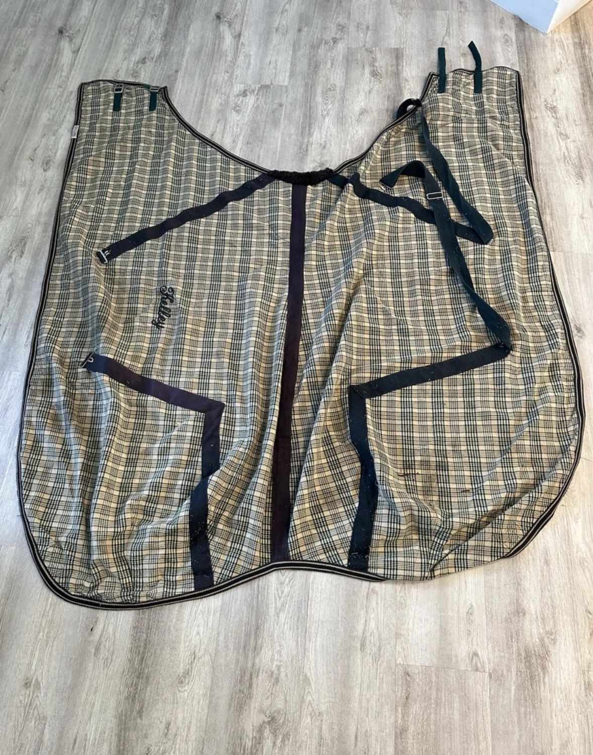 Blue Ribbon Blanket By Royal Riders Wool Horse Blanket 73”x66”