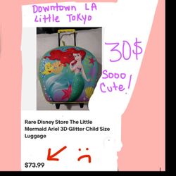 Disney RARE  find - LITTLE MERMAID - ARIEL  Glitter Perfect Condition  