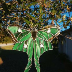 Custom Stained Glass And Pressed Flower Art 