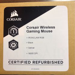Corsair IRONCLAW RGB Wireless Gaming Mouse