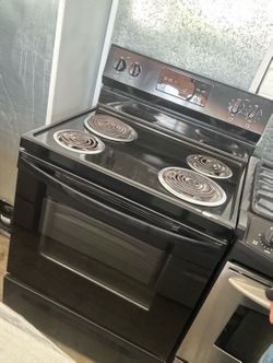 Electric Black Frigidaire Stove