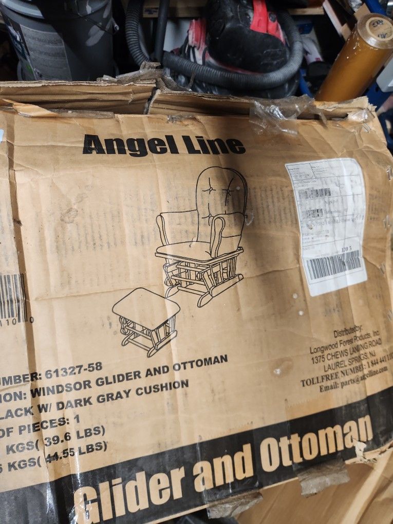 angel line glider and ottoman