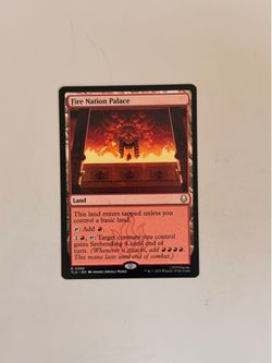 Fire Nation Palace (TLA) 268 - magic: the gathering mtg card