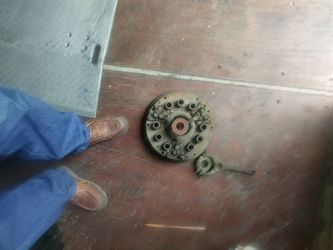 Clutch assembly for 1937 Chevy car.