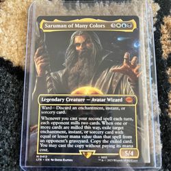 MTG Saruman of many colors #412