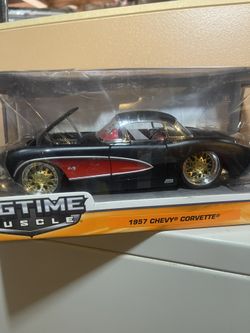 1957 CHEVY CORVETTE FULL DIE CAST METAL MODEL …Cost $40 IN STORE GIVE ME $20