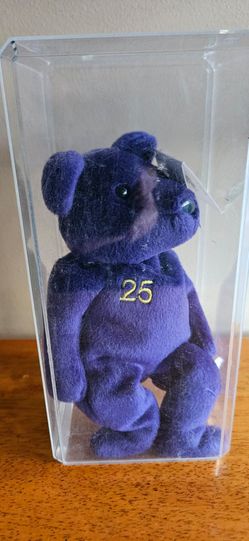 Mark Mcgwire 1998 Purple Salvino Bammers Beanie Bear