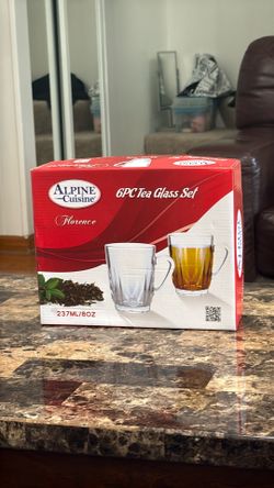Alpine Cuisine 6 piece Tea Glass Set