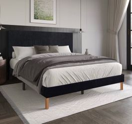NEW IN BOX Full Size Black Platform Bed Frame