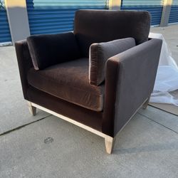 Brand New. Velvet Brown Arm Chair. $349. Only 1 Available 