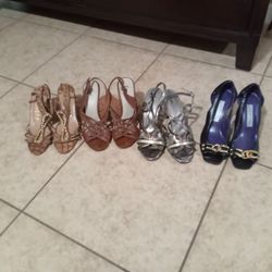 4 Pairs Of Heels Size 7 