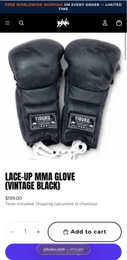 Yibuko Lace-Up MMA Sparring Gloves