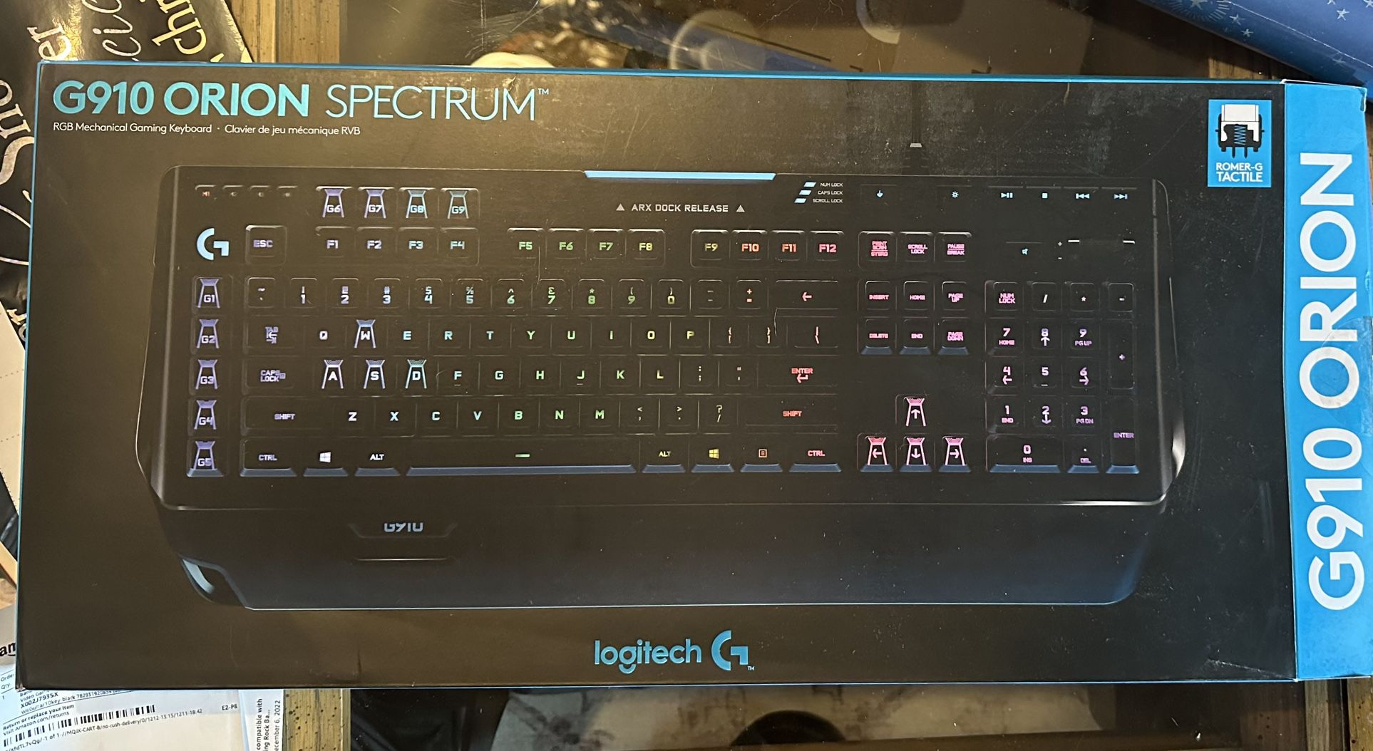 Logitech G910 Orion Spectrum Keyboard NEW