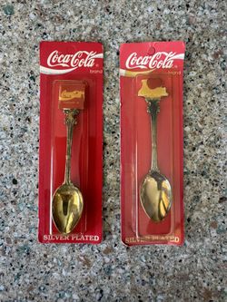 Coca-Cola Silver Plated Spoons