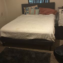 Queen Bed & Bed Frame 