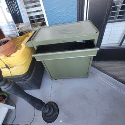 Green Tool Box W/ Wheels