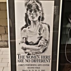 Rare Signed Artwork By the Late Matthew A Monks For 1985 UMKC Play