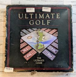 Vintage 1985 Ultimate GOLF Simulation Board Game W/ Sealed Board 1-4 Players