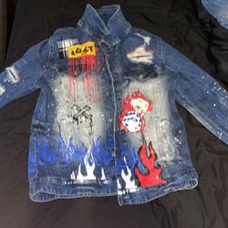 Matching jeans Jacket Set
