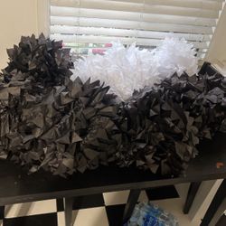 Hanging Paper Pom Poms 
