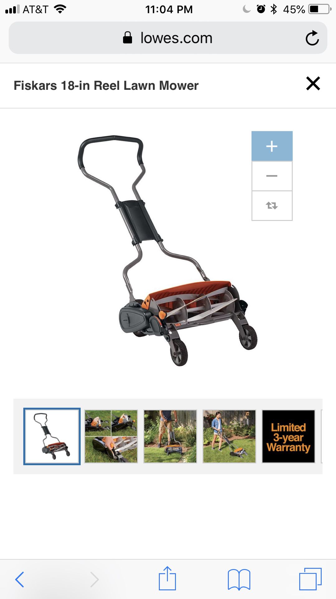 Reel Lawnmower For Sale