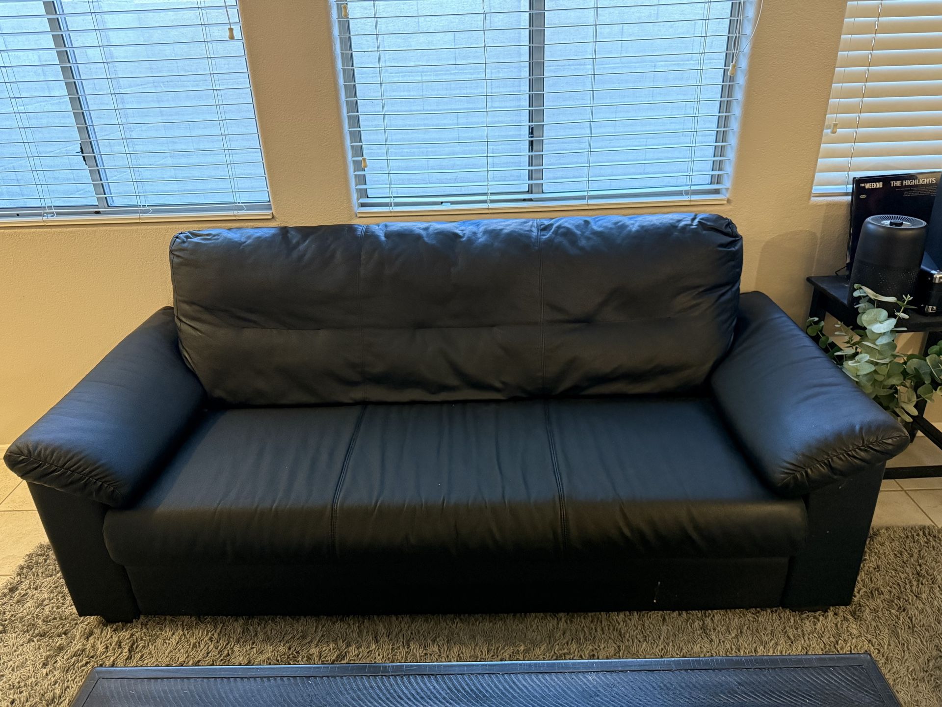 Black IKEA Couch