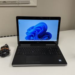 Dell Precision 7520 15” Touch Screen Laptop 2.8ghz Quad Core i5-7440HQ 16gb RAM 512gb SSD Windows 11 Pro 4gb Dedicated Graphics Card Quadro M1200