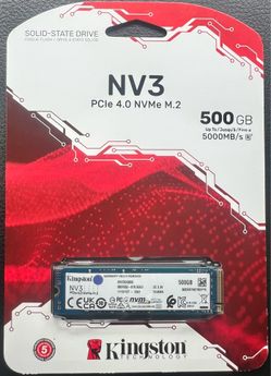 Kingston NV3 PCIe 4.0 NVMe M.2 500GB SSD