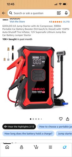 Jump starter